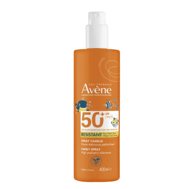 AVENE - Eau Thermale Spray Enfant SPF 50+ Family Size - Παιδικό Αντιηλιακό Σπρέι Για Πρόσωπο & Σώμα για Όλη την Οικογένεια 400ml