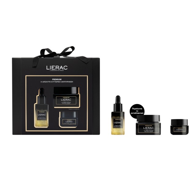 LIERAC - Promo Premium The Absolute Serum Αντιγηραντικός Ορός 30ml & The Silky Cream Refill Κρέμα Ολικής Αντιγήρανσης Ελαφριάς Υφής 50ml & The Eye Cream Αντιγηραντική Κρέμα Ματιών 20ml