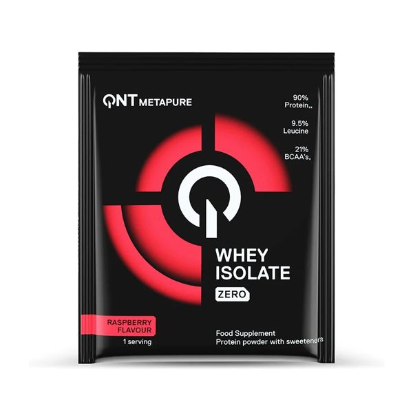 QNT - Metapure Whey Protein Isolate Zero Πρωτεΐνη Ορού Γάλακτος με Γεύση Raspberry 30gr