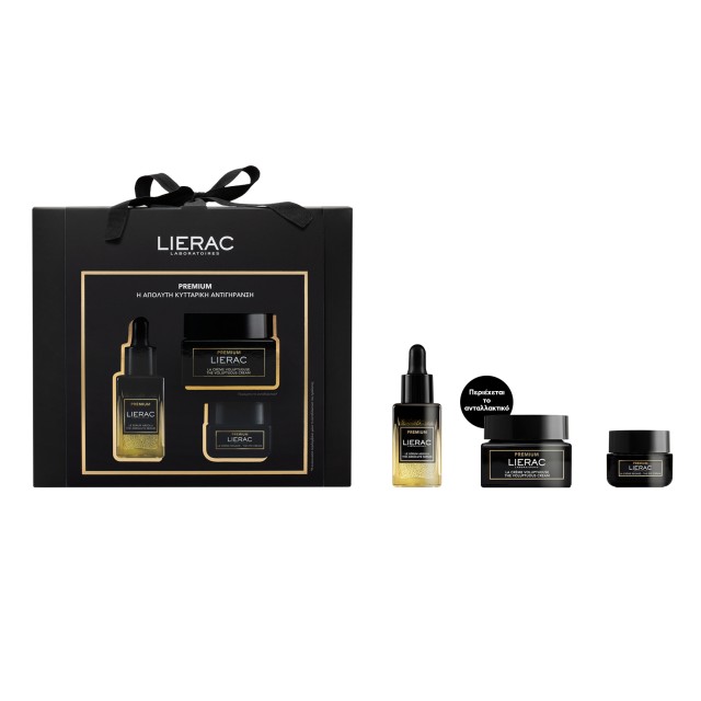 LIERAC - Promo Premium The Absolute Serum Αντιγηραντικός Ορός 30ml & Premium Crème Volupteuse Refill Κρέμα Ολικής Αντιγήρανσης Πλούσιας Υφής 50ml & The Eye Cream Αντιγηραντική Κρέμα Ματιών 20ml