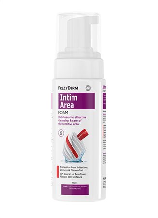 FREZYDERM - Intim Area Foam Αφρός Καθαρισμού της Ευαίσθητης Περιοχής 200ml