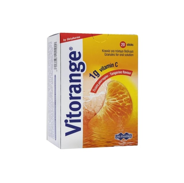 Uni-Pharma Vitorange 1g Γεύση Μανταρίνι 20 sticks