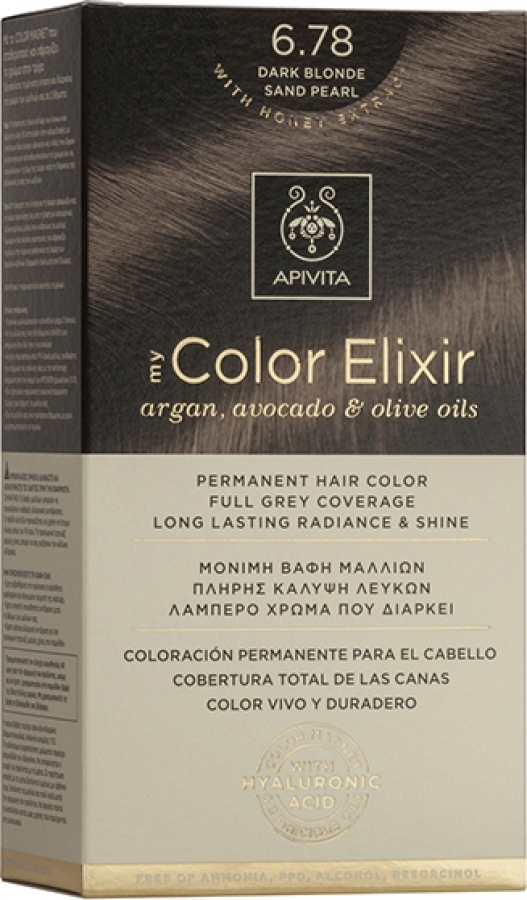 APIVITA - My Color Elixir No6.78 Ξανθό Σκούρο - Μπέζ Περλέ 125ml