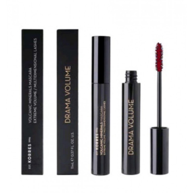 KORRES - Drama Volume Volcanic Minerals No 02 Plum Brown Mascara Multidimensional Lashes, 11ml