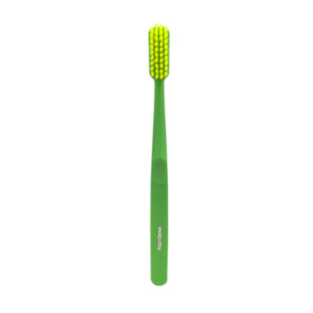 FREZYDERM - Toothbrush Soft Green Μαλακή Οδοντόβουρτσα Ενηλίκων Πράσινη 1 τμχ