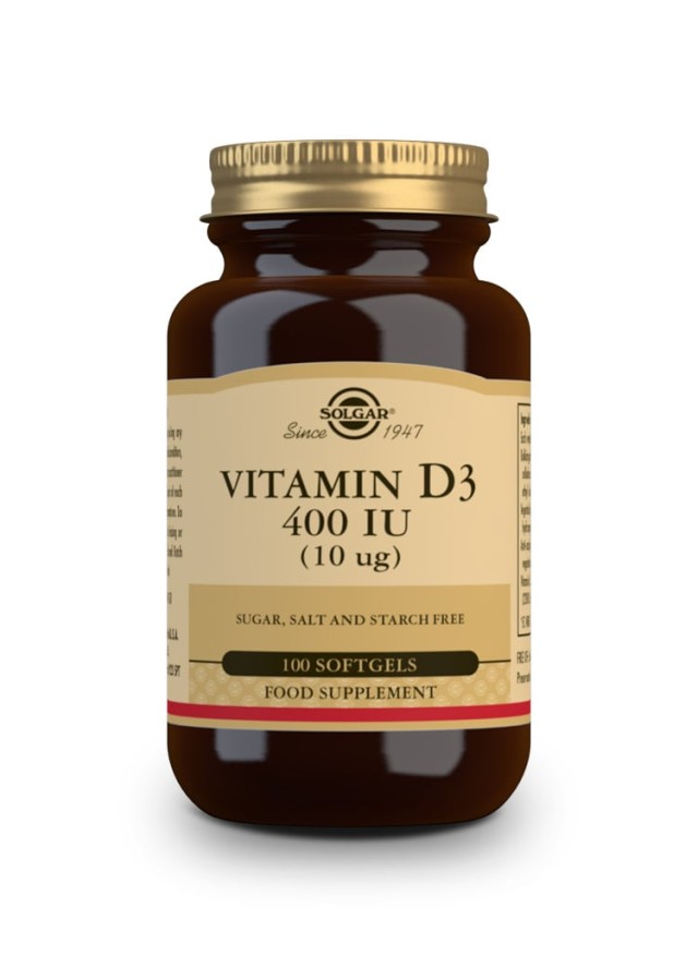 SOLGAR - Vitamin D3 400iu 100softgels