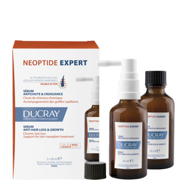 DUCRAY - Promo Neoptide Expert Serum Anti-Hair Loss & Growth κατά της Τριχόπτωσης για Όλους τους Τύπους Μαλλιών 2x50ml