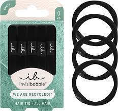 INVISIBOBBLE - Ecotie Black Hair Tie Black 5τμχ