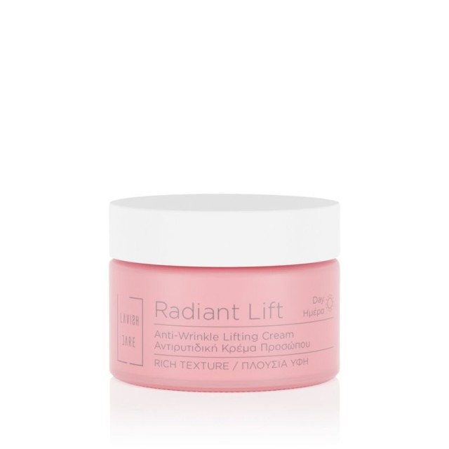 LAVISH CARE - Radiant Lift Anti Wrinkle Lifting Cream Rich Texture Αντιρυτιδική Κρέμα Προσώπου Πλούσιας Υφής 50ml