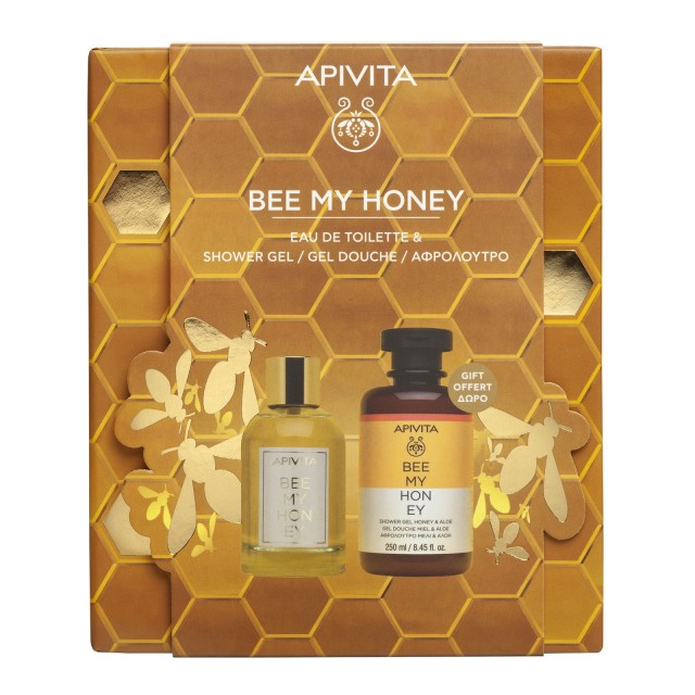 APIVITA - Promo Bee My Honey Eau de Toilette 100ml & Bee My Honey Αφρόλουτρο 250ml