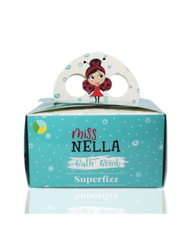 MISS NELLA - Superfizz Pack of 3 Bath Bombs Συσκευασία με Μπάλες Οξυγόνου Άλατα Μπάνιου