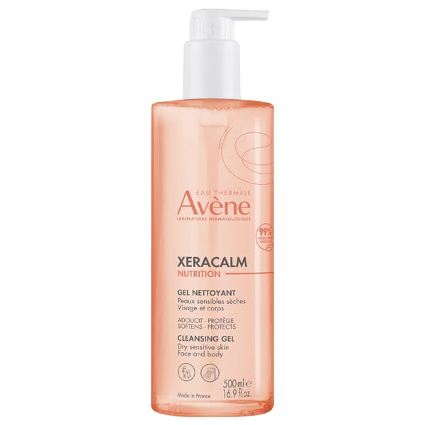 AVENE - XeraCalm Nutrition Cleansing Gel Τζελ Καθαρισμού για Πρόσωπο & Σώμα, 500ml