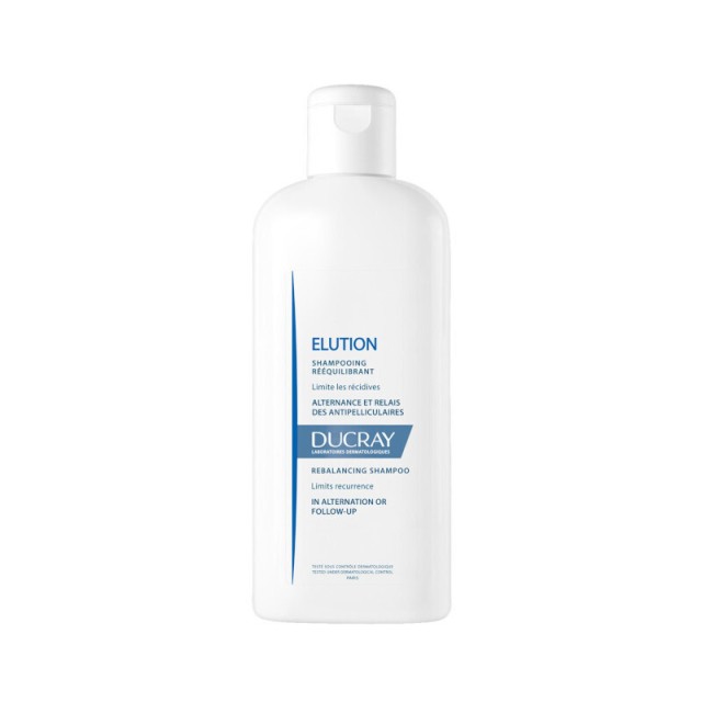 DUCRAY - Elution Rebalancing Shampoo Σαμπουάν Επανεξισορρόπησης Κατά τη Διάρκεια ή Μετά από Αντιπιτυριδική Αγωγή για Εύθραυστο Τριχωτό Κεφαλής 400ml