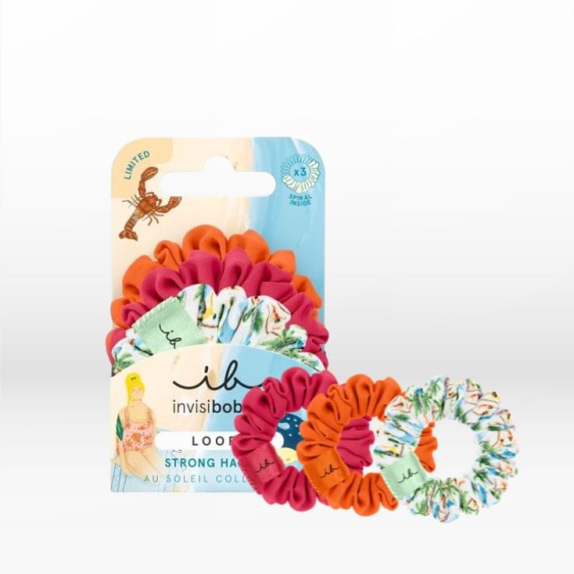 INVISIBOBBLE - Loop+ Strong Hair Au Soleil Collection Beachy Bliss 3τμχ