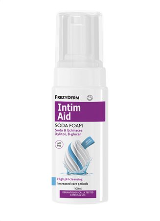 FREZYDERM - Intim Aid Soda Foam Ειδικός Αφρός Καθαρισμού με Υψηλό pH 9.0 100ml