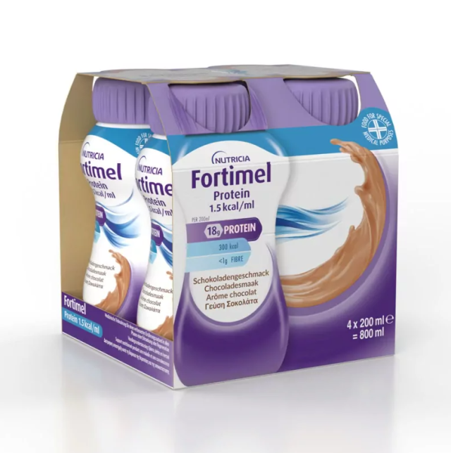 NUTRICIA - Fortimel Extra Με Γεύση Σοκολάτα 4x200ml