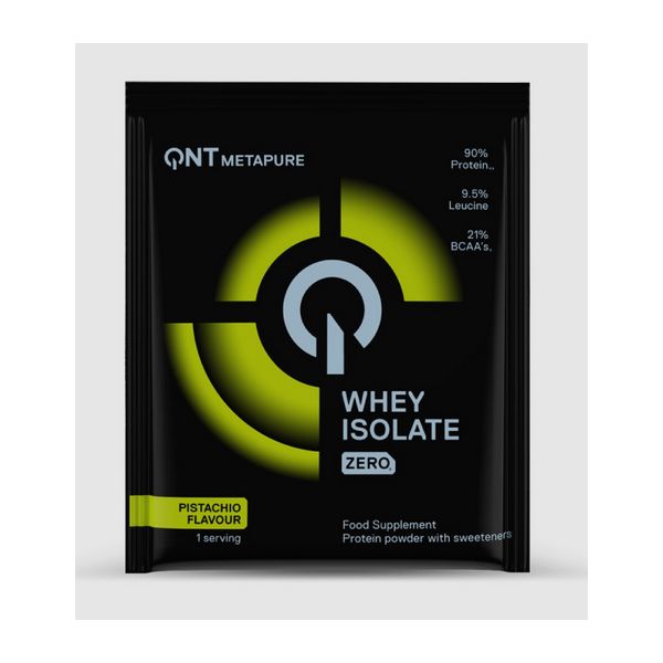 QNT - Metapure Whey Protein Isolate Zero Πρωτεΐνη Ορού Γάλακτος με Γεύση Pistachio 30gr