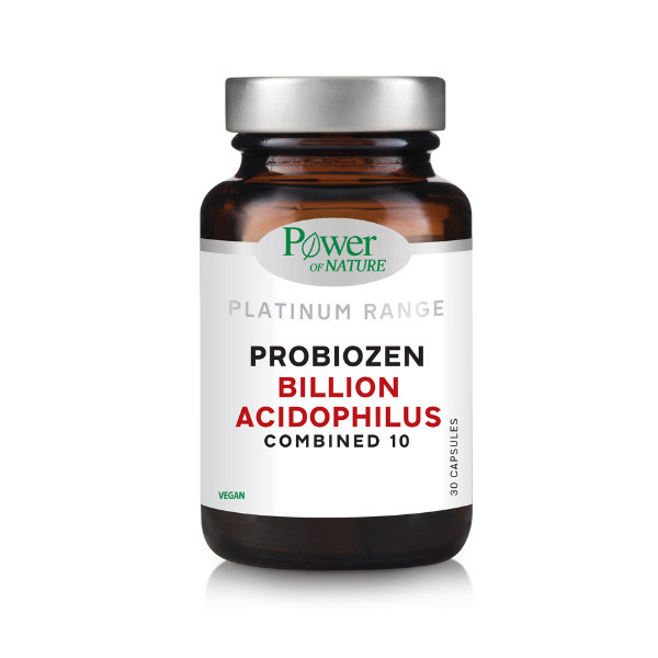 POWER HEALTH - Platinum Range Probiozen Billion Acidophilus Combined 10 Προβιοτικά 20mg 30 κάψουλες