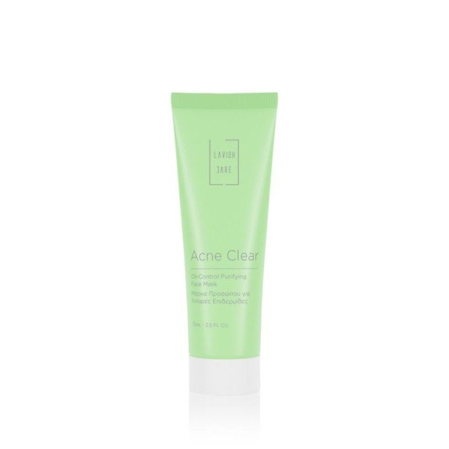 LAVISH CARE - Acne Clear Oil Control Purifying Face Mask Καταπραϋντική Μάσκα Προσώπου για Λιπαρές / Ακνεϊκές Επιδερμίδες 75ml