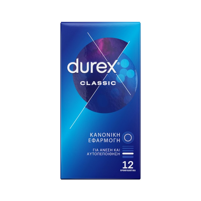 DUREX - Classic  Προφυλακτικά Ευκολοφόρετα 12τμχ