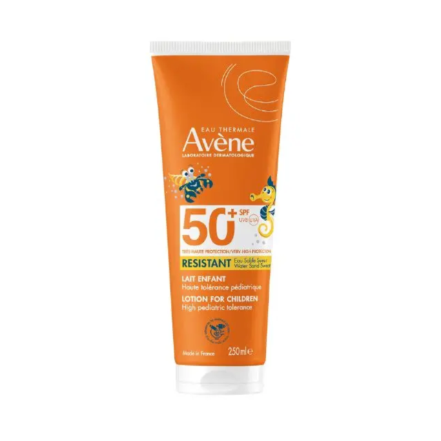 AVENE - Eau Thermale Resistant Sun Protection Milk for Kids -Αντηλιακό Γαλάκτωμα Προσώπου & Σώματος για Παιδιά SPF50+ 250 ml