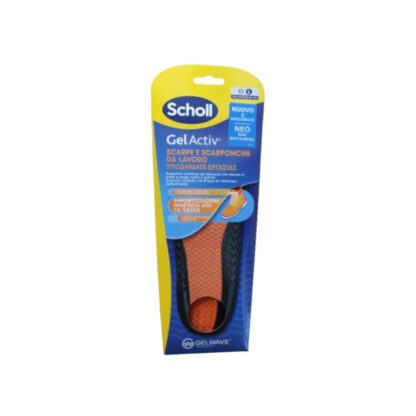 SCHOLL - Gel Active Πάτοι Για Υποδήματα Εργασίας Large (40-46.5 Μέγεθος) 1 ζευγάρι