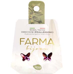 FARMA BIJOUX - Υποαλλεργικά Σκουλαρίκια Πεταλούδες (BE161C33) 1 Ζευγάρι