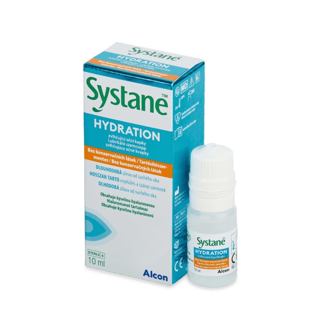 SYSTANE - Hydration Χωρίς Συντηρητικά Οφθαλμικές Σταγόνες με Υαλουρονικό Οξύ 10ml