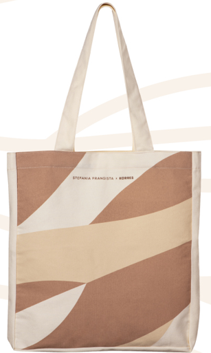 KORRES ΤΣΑΝΤΑ ΠΑΡΑΛΙΑΣ S.FRANGISTA TOTE BAG BEIGE ΔΩΡΟ