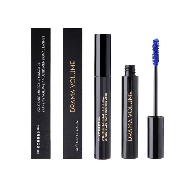 KORRES - Drama Volume Volcanic Minerals No 03 Bright Blue Mascara Multidimensional Lashes 11ml