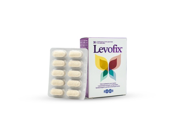 UNI-PHARMA - Levofix Συμπλήρωμα Διατροφής για τη Φυσιολογική Λειτουργία του Θυροειδούς 30 δισκία