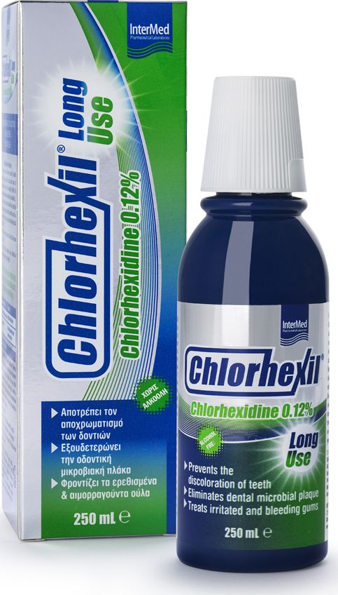 INTERMED - Chlorhexil 0,12% Mouthwash Long Use Στοματικό Διάλυμα 250ml