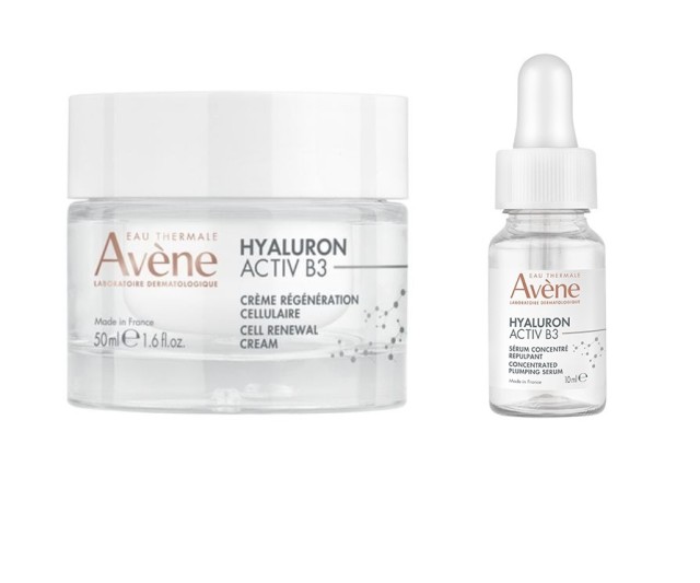 AVENE - Promo Hyaluron Activ B3 Πλούσια Κρέμα Κυτταρικής Αναγέννησης 50ml & Serum 10ml