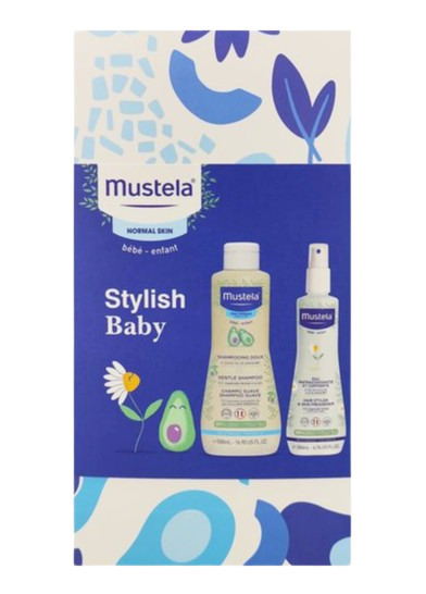 Mustela - Promo Stylish Baby Gentle Shampoo Βρεφικό Παιδικό Απαλό Σαμπουάν Αβοκάντο Κανονικές Επιδερμίδες 500ml Hair Styler & Skin Freshener Νερό Φρεσκαρίσματος Σώμα & Μαλλιά Χαμομήλι 200ml