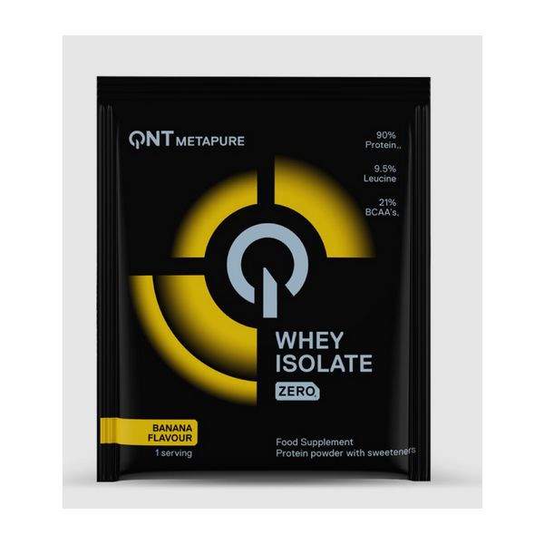 QNT - Metapure Whey Protein Isolate Zero Πρωτεΐνη Ορού Γάλακτος με Γεύση Μπανάνα 30gr