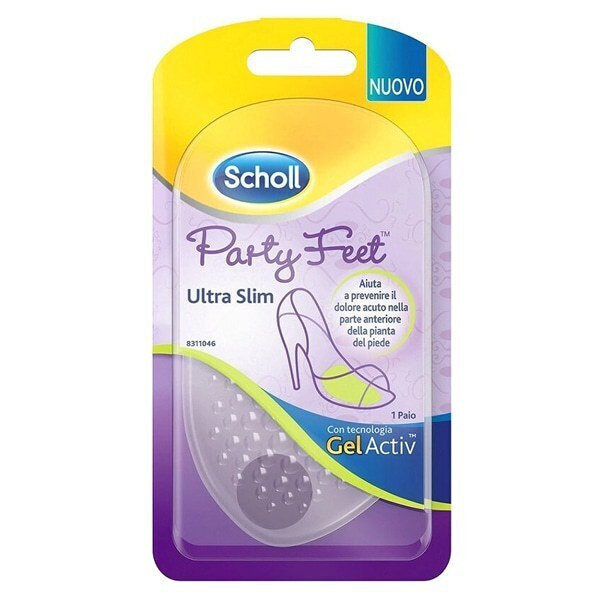 SCHOLL - Gel Activ Party Feet Ultra Slim One Size Μαλακά Αντικραδασμικά Επιθέματα Μεταταρσίου 1 ζευγάρι