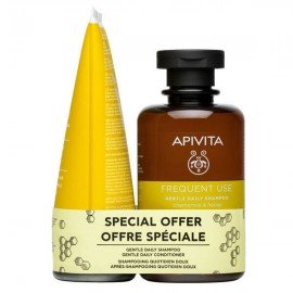 APIVITA - Promo Σαμπουάν Καθημερινής Χρήσης με Χαμομήλι και Μέλι 250ml & Conditioner Καθημερινής Χρήσης 150ml