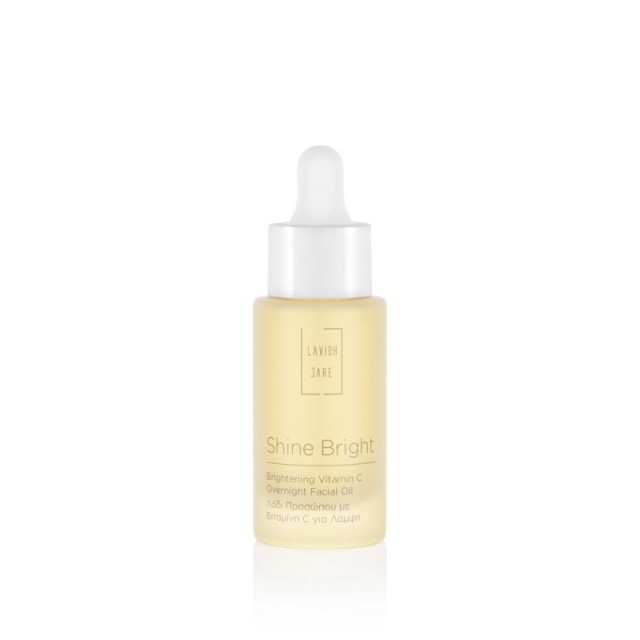 LAVISH CARE - Shine Bright Vitamin C Overnight Oil Λάδι Προσώπου Νύχτας με Βιταμίνη C για Λάμψη της Επιδερμίδας 30ml