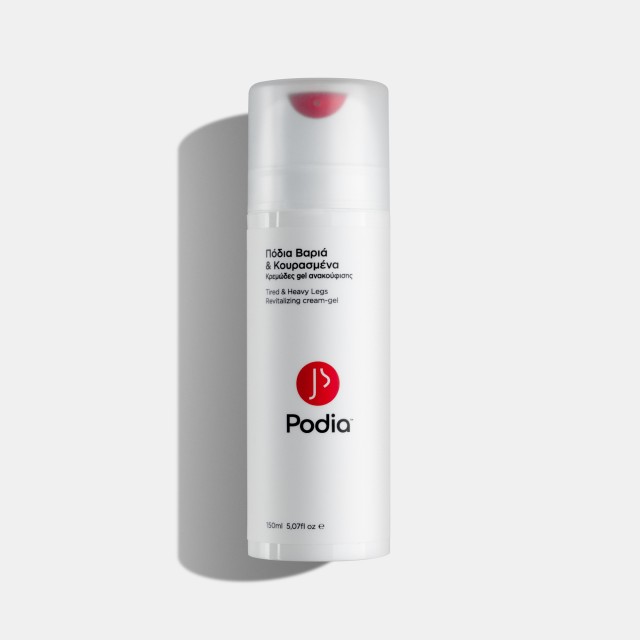 PODIA - Tired & Heavy Legs Cream Gel - Κρεμώδες Gel Για Βαριά & Κουρασμένα Πόδια 150ml