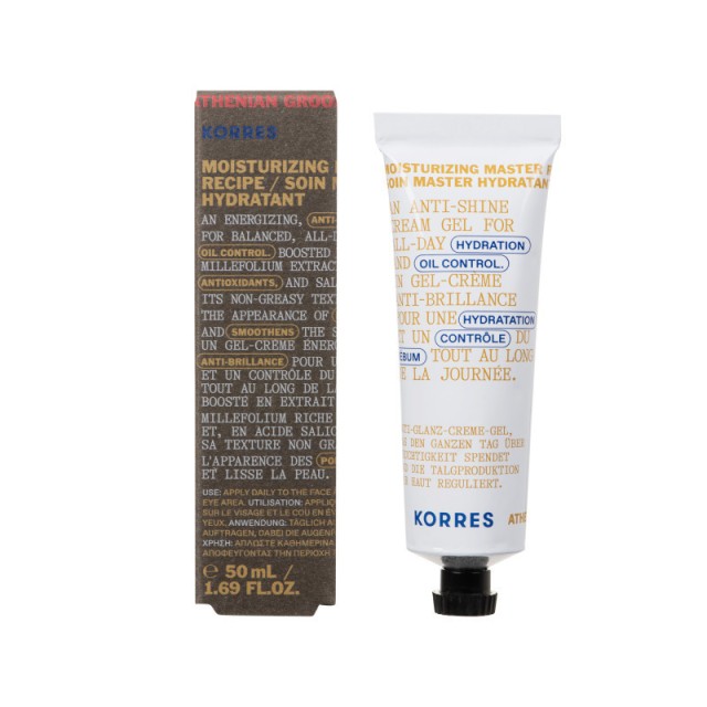 KORRES - Athenian Grooming Ενυδατική Ανδρική Κρέμα-Gel Προσώπου 50ml